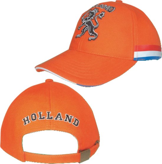 Cap oranje Holland met leeuw geborduurd| WK Voetbal Qatar 2022 | Nederlands  elftal pet... | bol.com