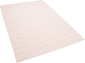 Beliani AKYAR - Vloerkleed - roze - PVC