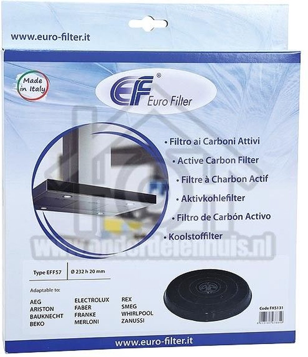 Electrolux Filter Aktief Koolstof filter rond EFF 57 9029793594