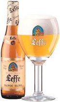 Metalen Bord Leffe met Glas