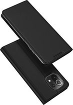 Voor Xiaomi Mi 11 Lite 4G / 5G DUX DUCIS Skin Pro-serie Horizontale flip PU + TPU lederen hoes met houder & kaartsleuven (zwart)