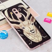 Voor Huawei Mate 10 Pro Noctilucent Deer Pattern TPU Soft Back Case Beschermhoes