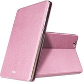 MOFI voor Huawei M3 Tablet Beknopte zakelijke stijl Frosted textuur Horizontale flip lederen tas met houder & slaap- en wekfunctie (roze)