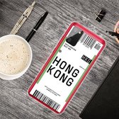 Voor Samsung Galaxy A02s Boarding Pass Series TPU telefoon beschermhoes (Hong Kong)