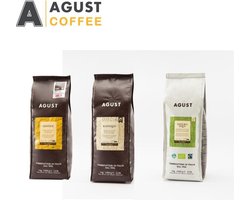 Proefpakket 250g bonen, Caffè Agust Gentile, Kafequo en Natura Equa