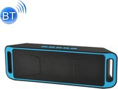 SC208 Multifunctionele kaart Muziek afspelen Bluetooth-luidspreker, ondersteuning voor handsfree bellen & TF-kaart & U-schijf & AUX Audio & FM-functie (blauw)