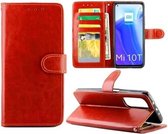 Voor Xiaomi Mi10T 5G / 10T Pro 5G Crazy Horse Textuur Lederen Horizontale Flip Beschermhoes met Houder & Kaartsleuven & Portemonnee & Fotolijst (Bruin)