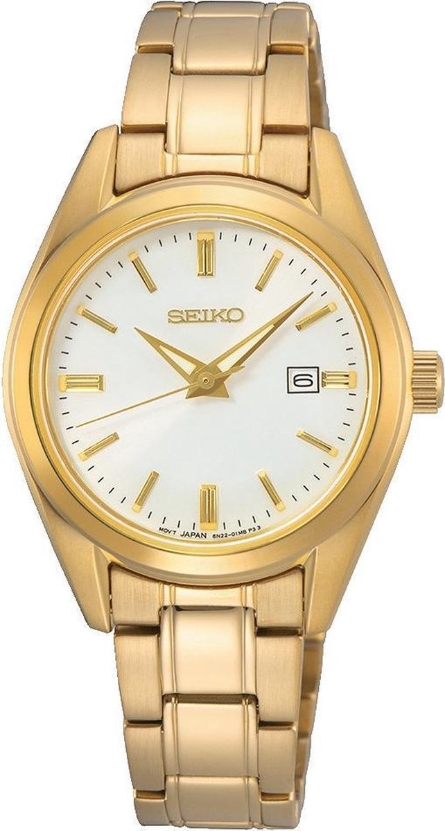 Seiko New Link SUR632P1 Dames Horloge - 30 mm