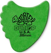 Dunlop Tortex Fin Pick 6-Pack 0.88 mm standaard plectrum