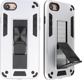 Wicked Narwal | Stand Hardcase Backcover voor iPhone SE 2020 / 8 / 7 Zilver