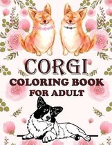 Corgi Coloring Book For Adult
