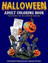 Halloween Adult Coloring Book Featuring 100 Halloween Designs