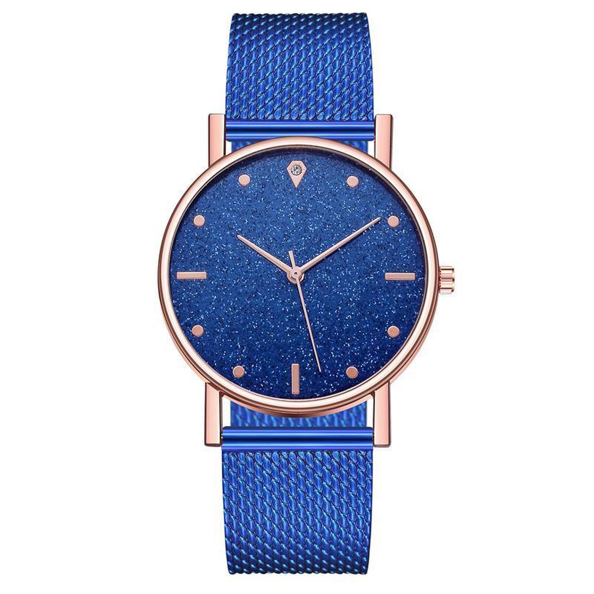 Modern Dames Horloge Blauw • Fashion • Rosegold • Roze • Zwart • Zilver • Rood • Blauw • Groen