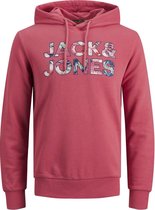 Jack & Jones Fleur Sweat Hoodie  Trui - Mannen - roze