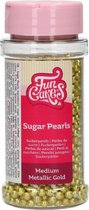 FunCakes Sugar Pearls Medium - Or Métallique - 80 g