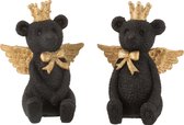 J-Line Beer Kroon Poly Zwart/Goud Large Assortiment Van 2