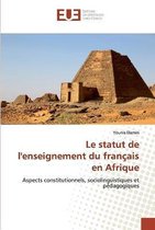 Le statut de l'enseignement du français en Afrique