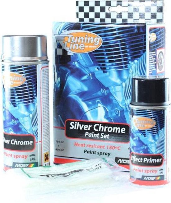 MoTip - Dupli Tuning Line Silver Chrome lak Set