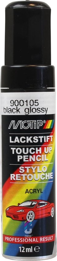 Motip lakstift hoogglans zwart (900105) - 12 ml.