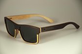 GreatForMen - The Acer Wayfarer |Heren Zonnebril |100% Houten zonnebril | UV400 polarised glazen
