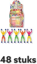 Uitdeelcadeaus Sticky men (48 stuks) - Traktatie - Wall walkers