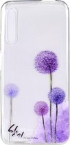 Stijlvol en mooi patroon TPU-valbeschermingshoes voor Huawei Honor 9X (paardebloem)
