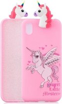 Voor Huawei Enjoy 8s Schokbestendige Cartoon TPU Beschermhoes (Eenhoorn)