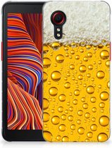 Telefoonhoesje Geschikt voor Samsung Xcover 5 Enterprise Edition | Geschikt voor Samsung Galaxy Xcover 5 Silicone Back Cover Bier