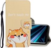 Voor Sony Xperia XZ3 3D Gekleurde Tekening Horizontale Flip PU Lederen Case met Houder & Kaartsleuven & Portemonnee (Shiba Inu)