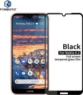 PINWUYO 9H 2.5D volledig scherm gehard glasfilm voor Nokia 4.2 (zwart)