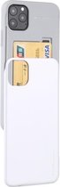 Voor iPhone 12/12 Pro GOOSPERY SKY SLIDE BUMPER TPU + PC Glijdende achterkant beschermhoes met kaartsleuf (wit)