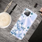 Voor Huawei Nova 8 SE schokbestendig geverfd transparant TPU beschermhoes (magnolia)