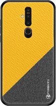 PINWUYO Honors Series schokbestendige pc + TPU beschermhoes voor Nokia X71 (geel)