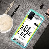 Voor OnePlus 8T Boarding Pass Series TPU telefoon beschermhoes (Los Angeles)