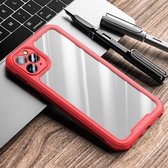 Voor iPhone 11 Pro iPAKY Dawn Series Airbag schokbestendig TPU-hoesje (rood)