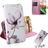 3D Gekleurde Tekening Horizontale Leren Flip Case, met Houder & Kaartsleuf & Portemonnee Voor Galaxy Note 10 (Magnolia)