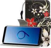 Voor Galaxy S9 Gekleurde Tekening Horizontale Flip Leren Case met Houder & Kaartsleuf & Portemonnee (Saffloer)