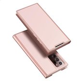 Voor Samsung Galaxy Note 20 Ultra DUX DUCIS Skin Pro Series horizontale flip PU + TPU lederen tas, met houder en kaartsleuven (rose goud)