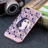 Zacht TPU-hoesje met pinguïnpatroon voor iPhone 8 Plus en 7 Plus