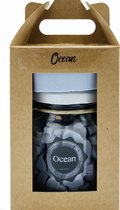 Soap & Gifts Mini Zeepgiftset Ocean Dames Lichtblauw/wit 2-delig