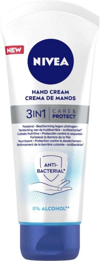 NIVEA 3-in-1 Care & Protect Handcrème 100 ml 6 stuks