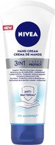 NIVEA 3-in-1 Care & Protect Handcrème - 100 ml - 6 stuks