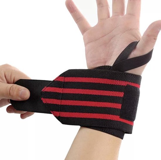 Een nacht Ezel Auto MJ Sports Premium Wrist Wraps Set 2 Stuks Rood - Fitness Polsbanden -  Versteviging &... | bol.com