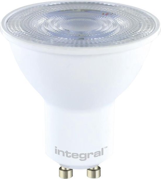 Integral LED - GU10 LED spot - 3,6 watt - 6500K daglicht wit - 400 lumen -  dimbaar | bol.com