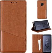 Voor Samsung Galaxy S9 MUXMA MX109 horizontale flip lederen tas met houder & kaartsleuf & portemonnee (bruin)