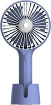 Desktop draagbare handheld mini stille ventilator, kleur: X3 blauw