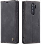 Voor Geschikt voor Xiaomi Redmi Note 8 Pro CaseMe-013 Multifunctionele horizontale flip lederen tas met kaartsleuf & houder & portemonnee (zwart)