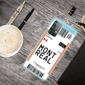 Voor Samsung Galaxy A72 5G Boarding Pass Series TPU telefoon beschermhoes (Montreal)