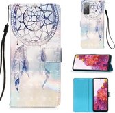 Voor Samsung Galaxy S20 FE 3D Schilderen Horizontale Flip Leren Case met Houder & Kaartsleuf & Lanyard (Fantasie Windgong)