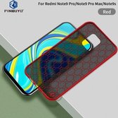 Voor Xiaomi Redmi Note 9S / Note 9 Pro PINWUYO Series 2 Generation PC + TPU Waterdicht en anti-drop All-inclusive beschermhoes (rood)